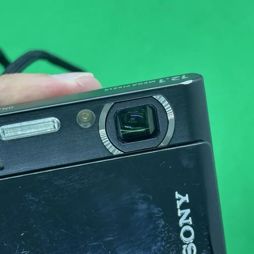 Sony Cyber-shot DSC-T900 Black Compact Digital Camera 12.1MP Touchscreen Tested